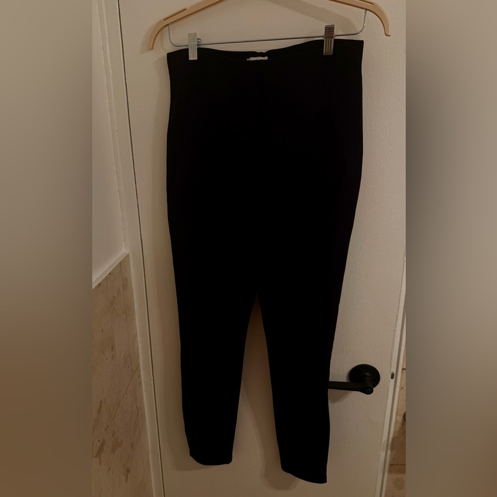 H&M Black Ribbed Leggings Size M